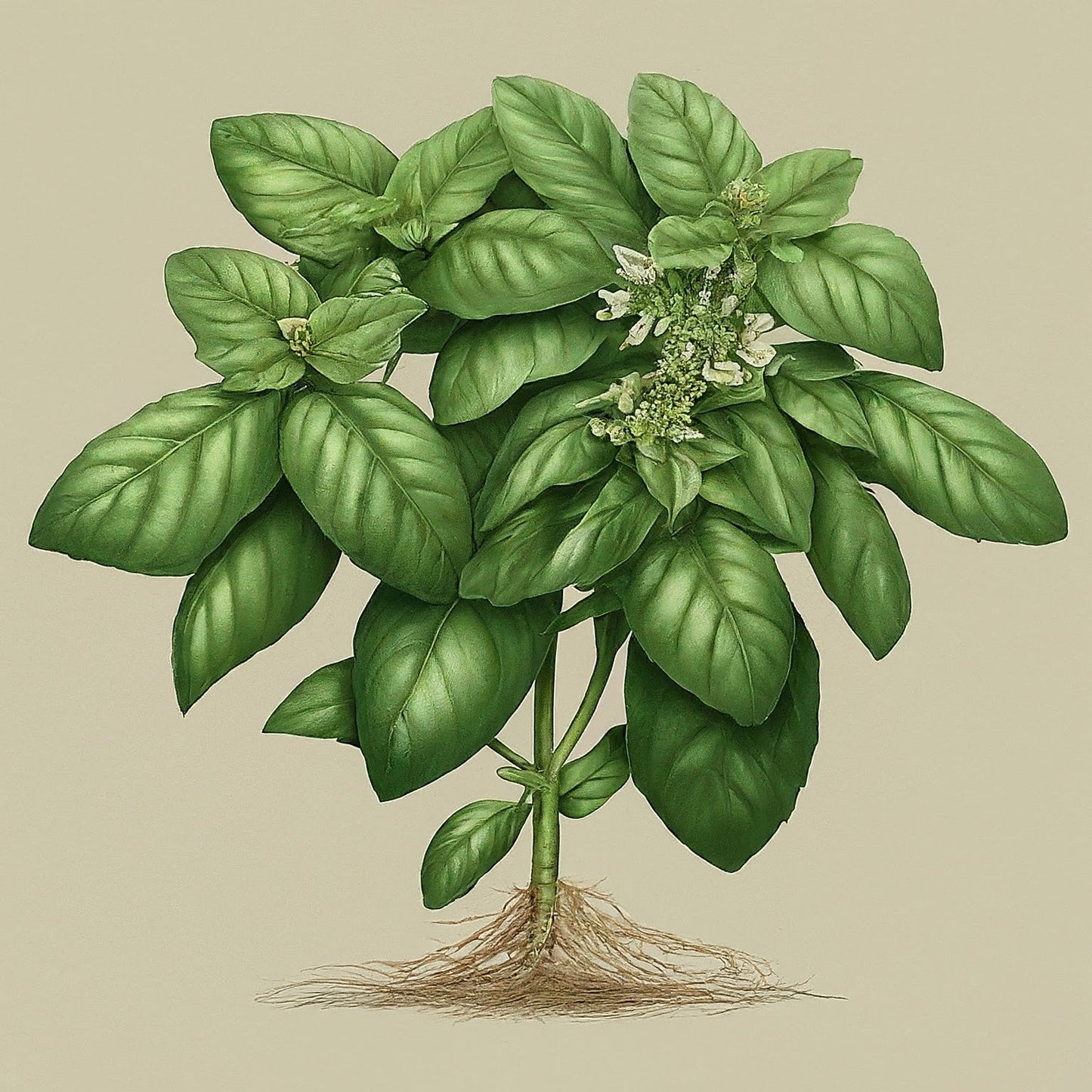 Lemon Basil (Ocimum basilicum)