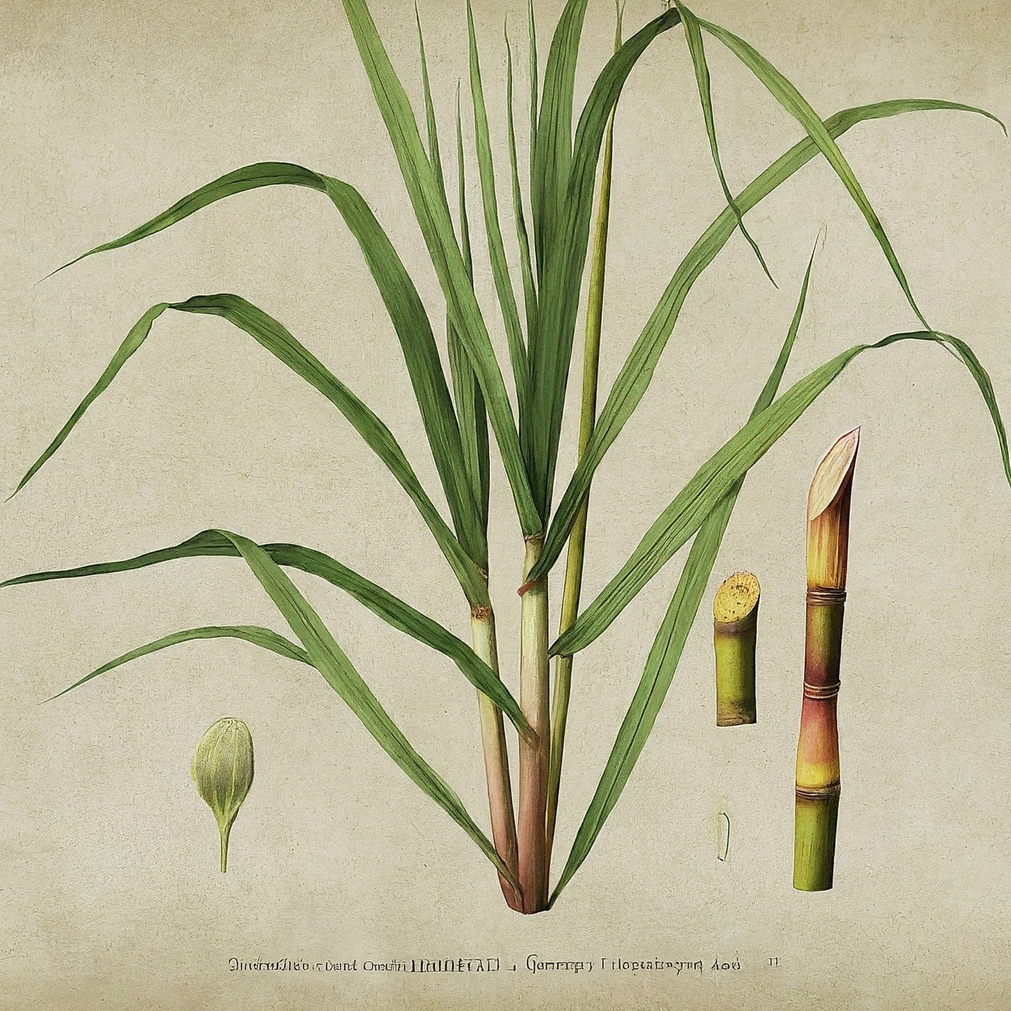 Sugar Cane (Saccharum officinarum)
