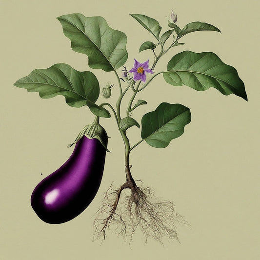 Eggplant Purple (Solanum melongena)